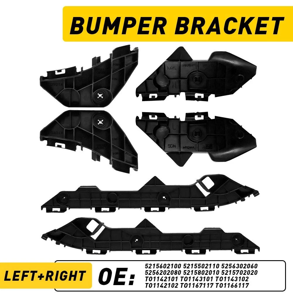 Set of 2 Rear Bumper Retainers for Toyota Corolla (2009–2013)