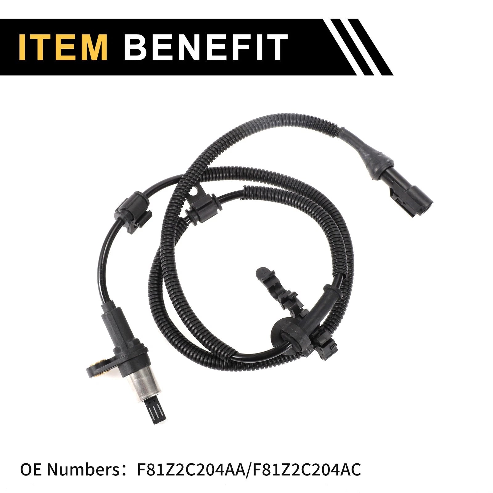 ABS Wheel Speed Sensor No.F81Z2C204AA for Ford F-350 Super Duty (1999–2004) Front Right