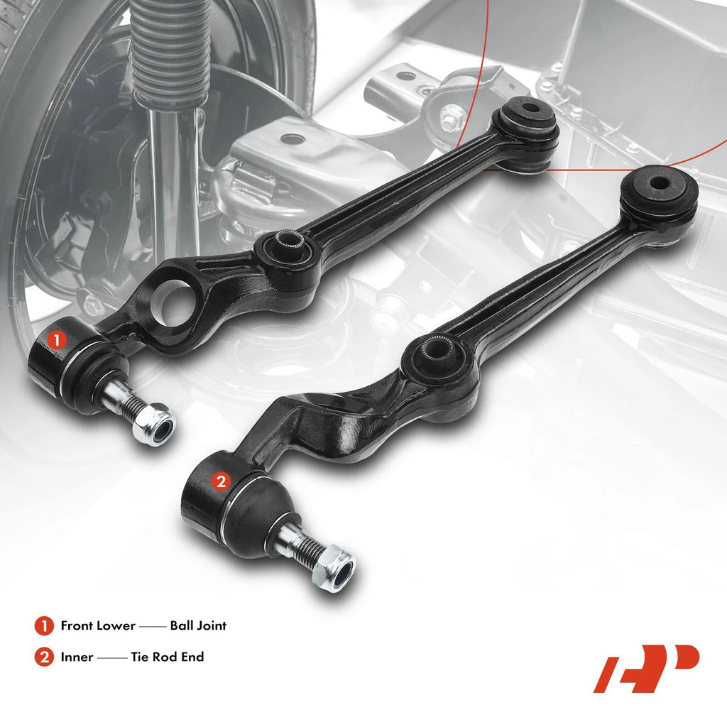 2X Front Control Arm with Ball Joint Assembly for Mercury Cougar (1999-2002)