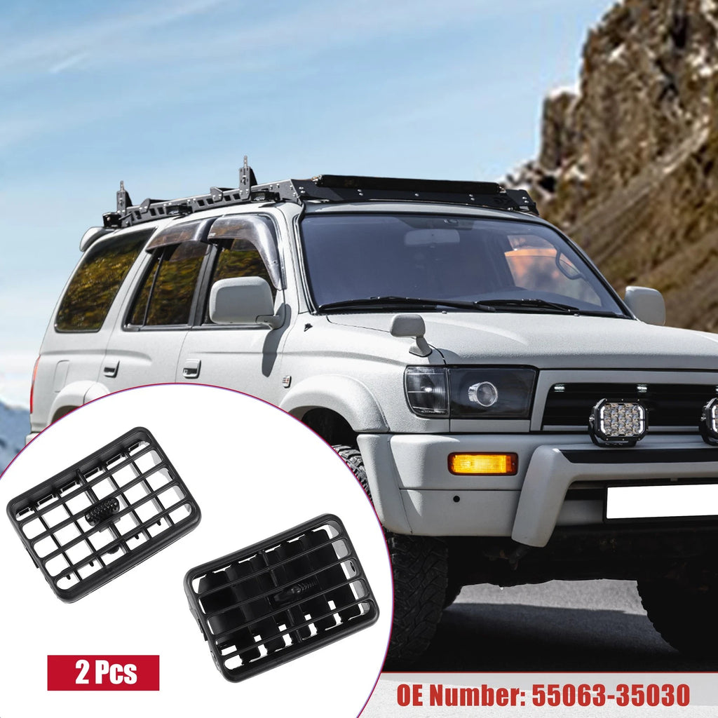 2X Auto Center Dash AC Air Vent Panels for Toyota 4Runner (2010–2023)