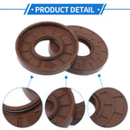 2X Oil Seal Rotary Shaft Seal FKM Rubber 30x72x10mm for Various Models 