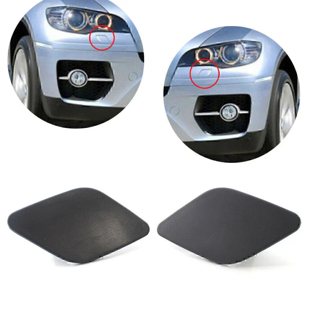 Plastic Front Headlight Washer Nozzle Covers  for BMW X6 (2008-2014)