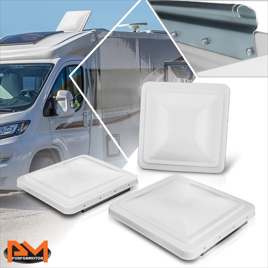 Impact-Resistant Vent Lids for Recreational Vehicle (14" x 14")