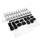 Fairing Bolts Kit for Yamaha YZF R1 (2000–2001) - Silver Fasteners