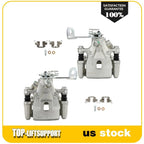 Set of 2 Rear Brake Calipers with Bracket for Mazda CX-5 (2013–2015)