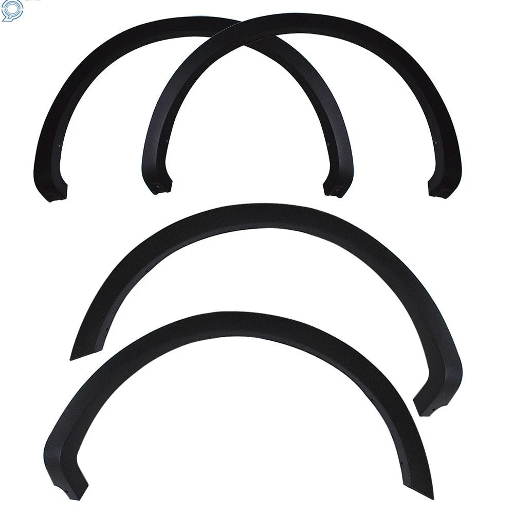Set of 4 Black Fender Flares for F150 Styleside (2004–2008)