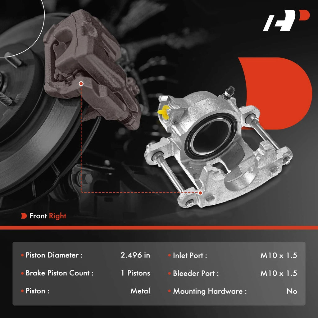 Front Right Disc Brake Caliper for Chevrolet Malibu Camaro Buick Regal