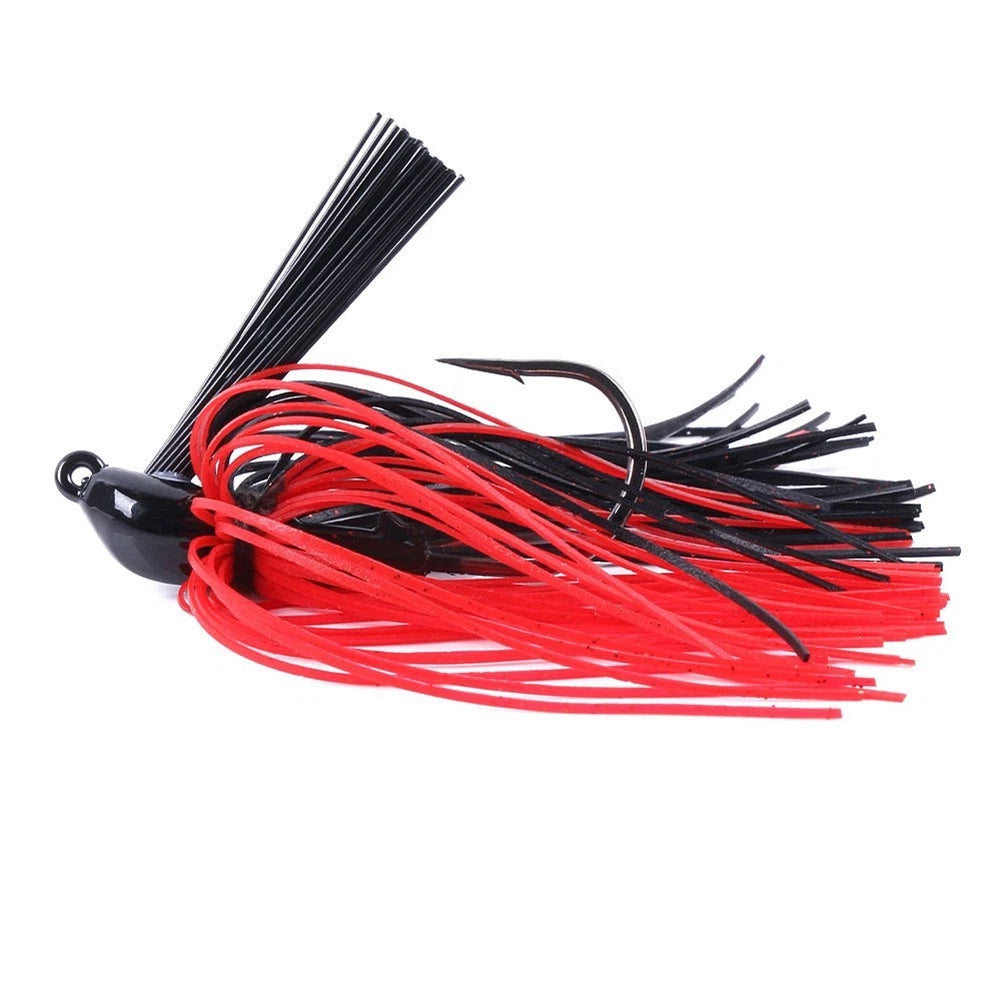 Weedless Football Jig Bait Rubber Skirt for Bass Trout (1pcs)