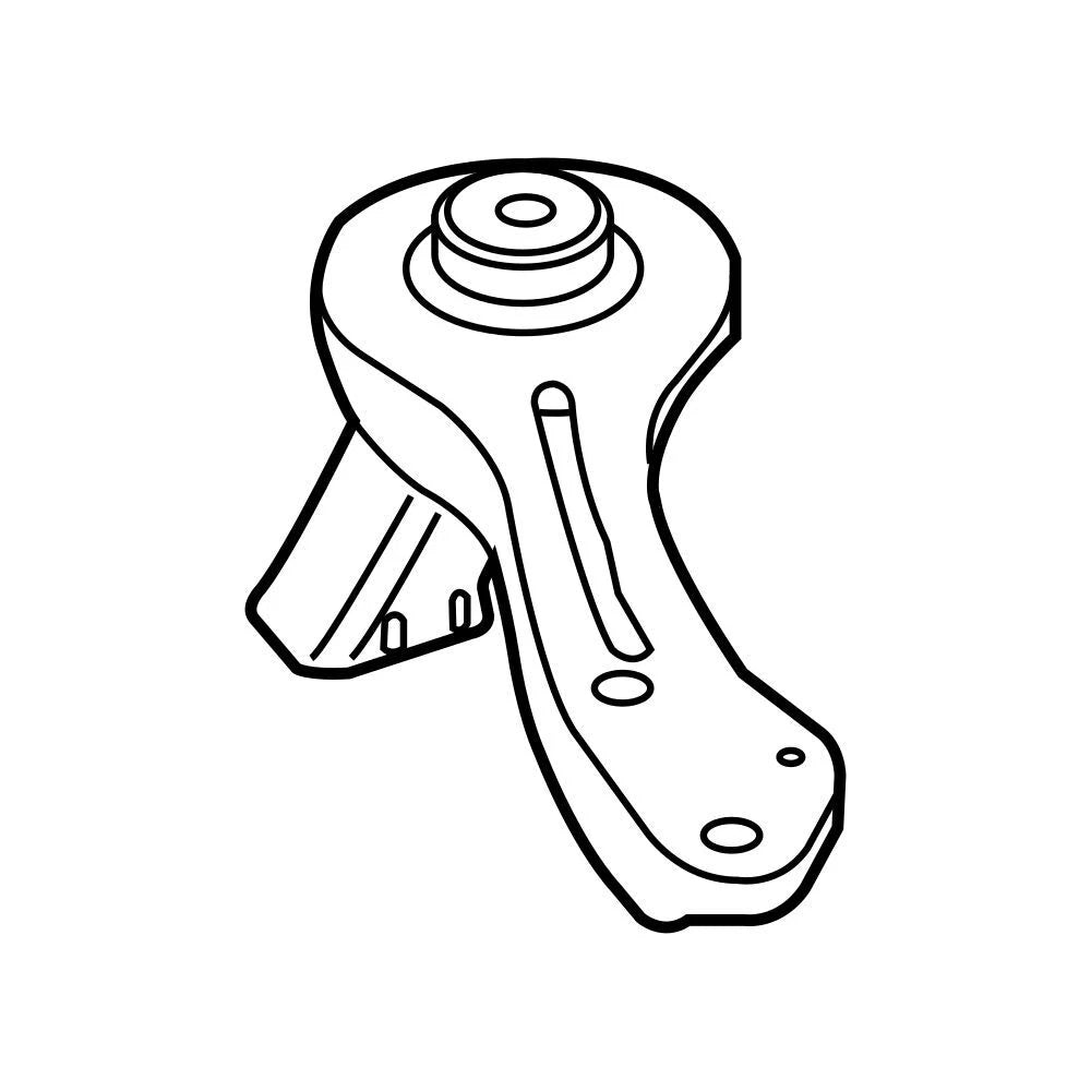 Rear Driver Left Suspension Subframe Reinforcement Bracket for BMW X1 (2013–2023)