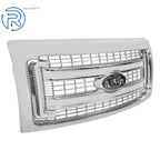 Chrome Front Upper Bumper Grille for Ford F150 (2009-2014)