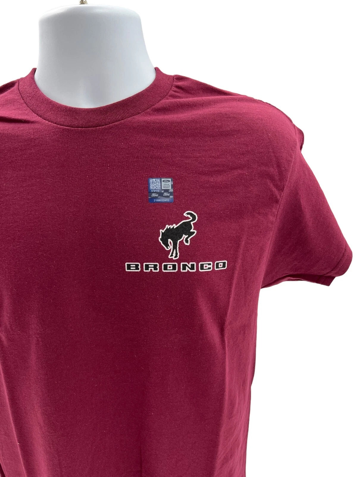 Off Road T-Shirt Maroon for Ford Bronco (1966–2025)