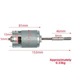 12V 775 Brushed Motor for Electric Fans (153 mm x 44 mm)