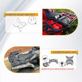 Rear Seat Rack Cargo Storage Box for ATV (96L)