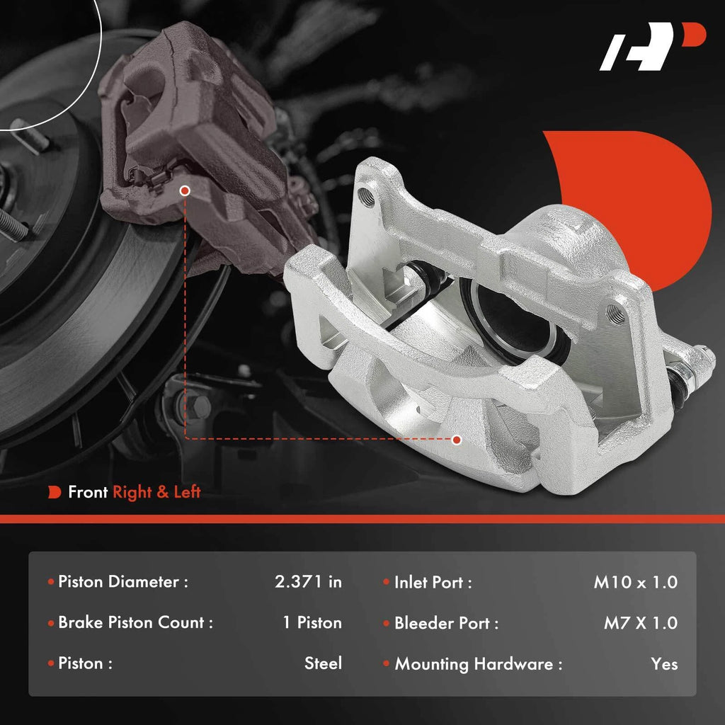 Front Brake Calipers and Brackets for Toyota Camry (2018-2024)