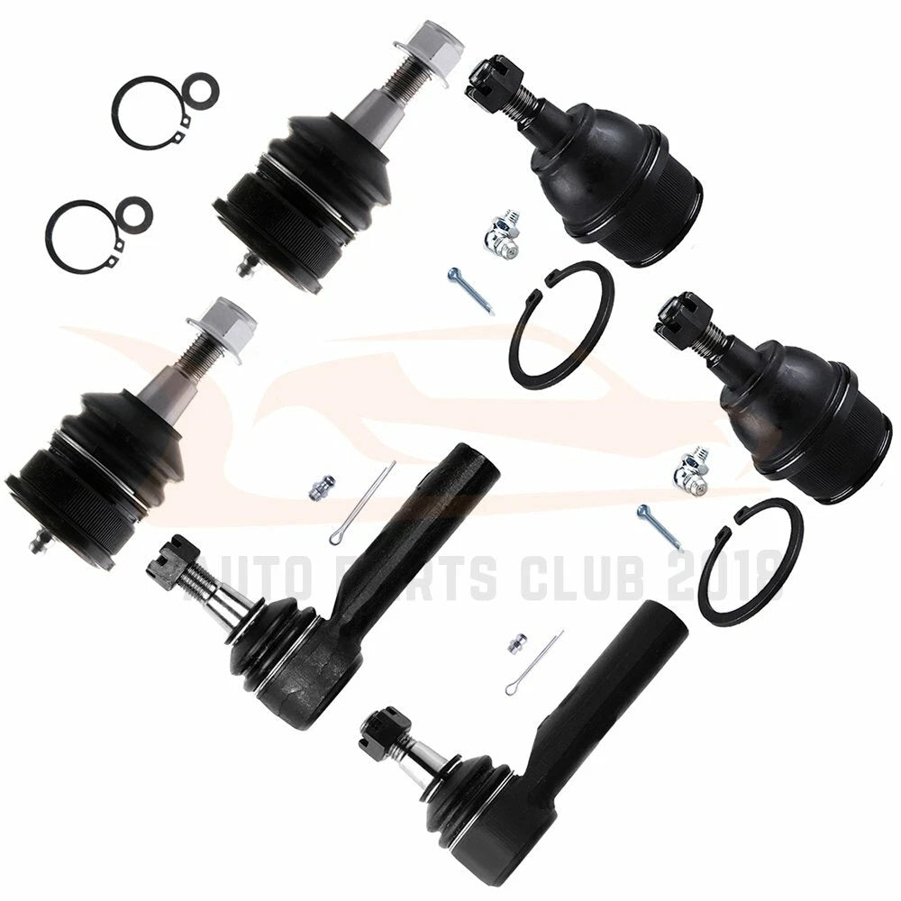 6Pc Front Ball Joint Outer Tie Rod for Jeep Grand Cherokee Commander (2006–2010)