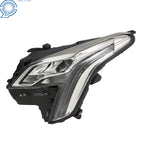 Driver Left Headlight for Cadillac XTS (2018–2019) LED DRL Chrome Clear Lens
