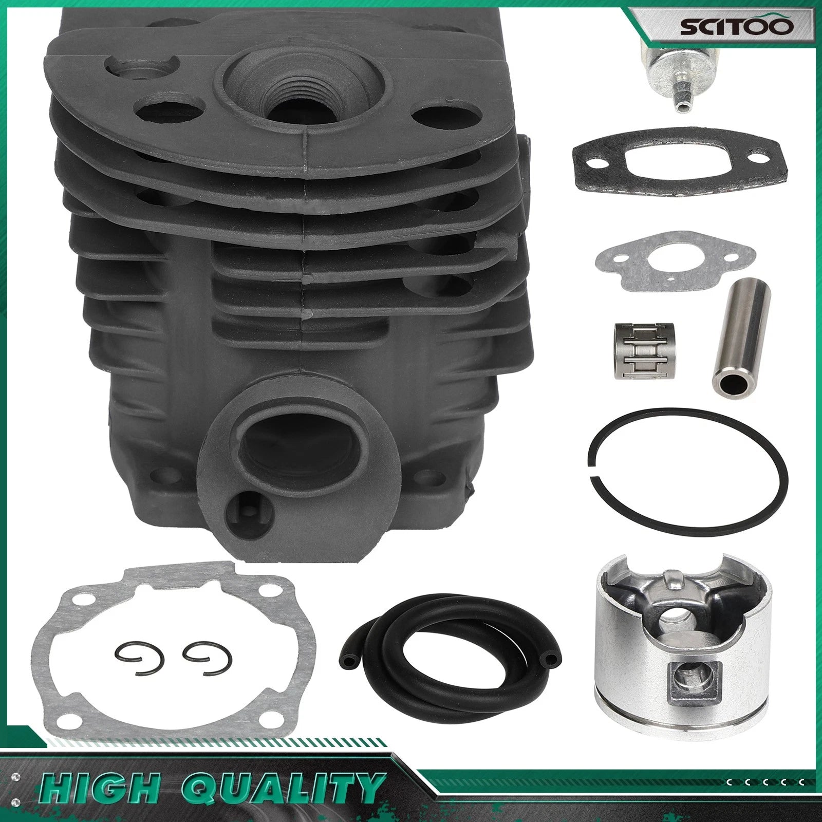 46mm Cylinder Piston Kit for Husqvarna 50 51 55 Rancher
