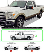 iBoard Running Boards for Ford F250/F350 SuperDuty (1999–2016)