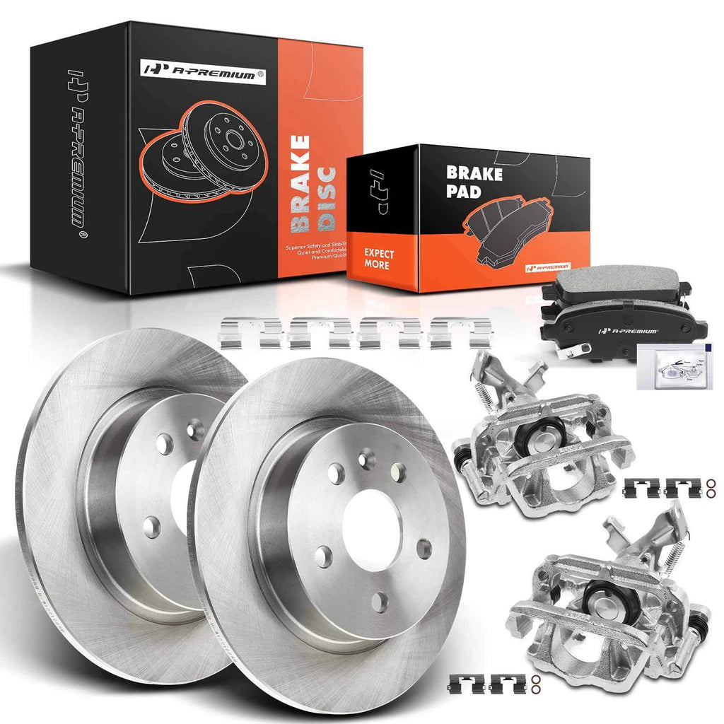 Rear Disc Brake Rotor & Ceramic Pads for Chevy Cruze (2011–2015)