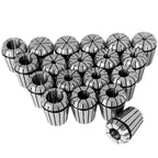 Set of 19 Metric Precision Spring Collets for CNC Engraving Milling (2-20mm)