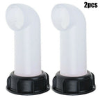 Set of 2 Nozzle Spout Outlet Taps for Diesel Nozzle Garden
