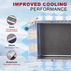 Aluminum Radiator for Bobcat Skid Steer Loaders (653–7753)