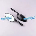 Leaf Style Motorcycle Rear View Side Mirrors