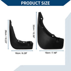 Set of 4 Mud Flaps Splash Guards for Mercedes-Benz C Class (2015–2021)