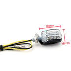 LED Black Micro Mini Turn Signal Indicators for Motorcycle