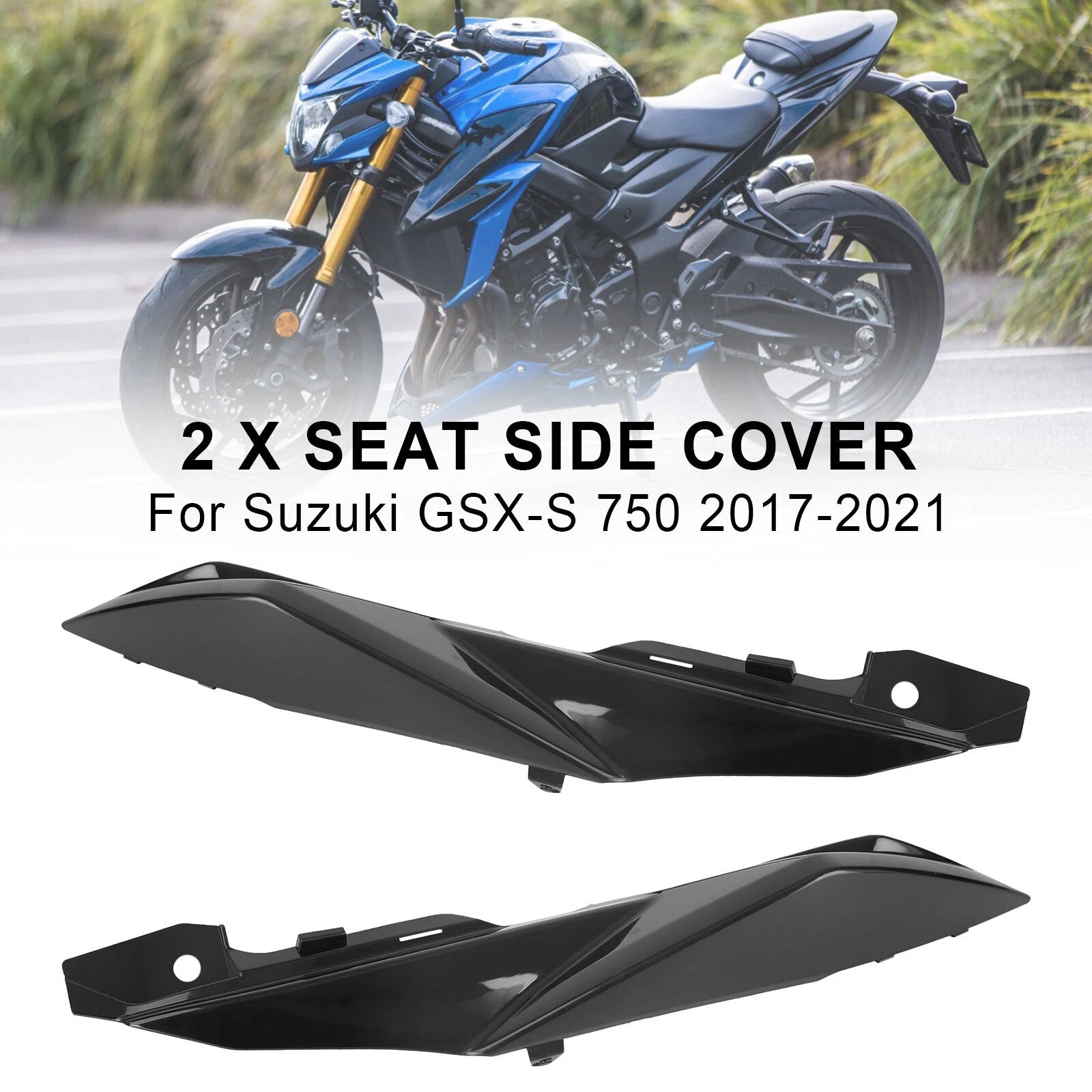 Unpainted Tail Seat Side Cover Fairing for Suzuki GSXS750 (2017–2024)