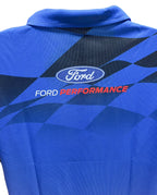 Dry Wicking Polo Shirt Checkered Flag for Ford Performance (2015–2025)