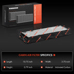 2X Activated Carbon Cabin Air Filter for Nissan Maxima (1995-2003)