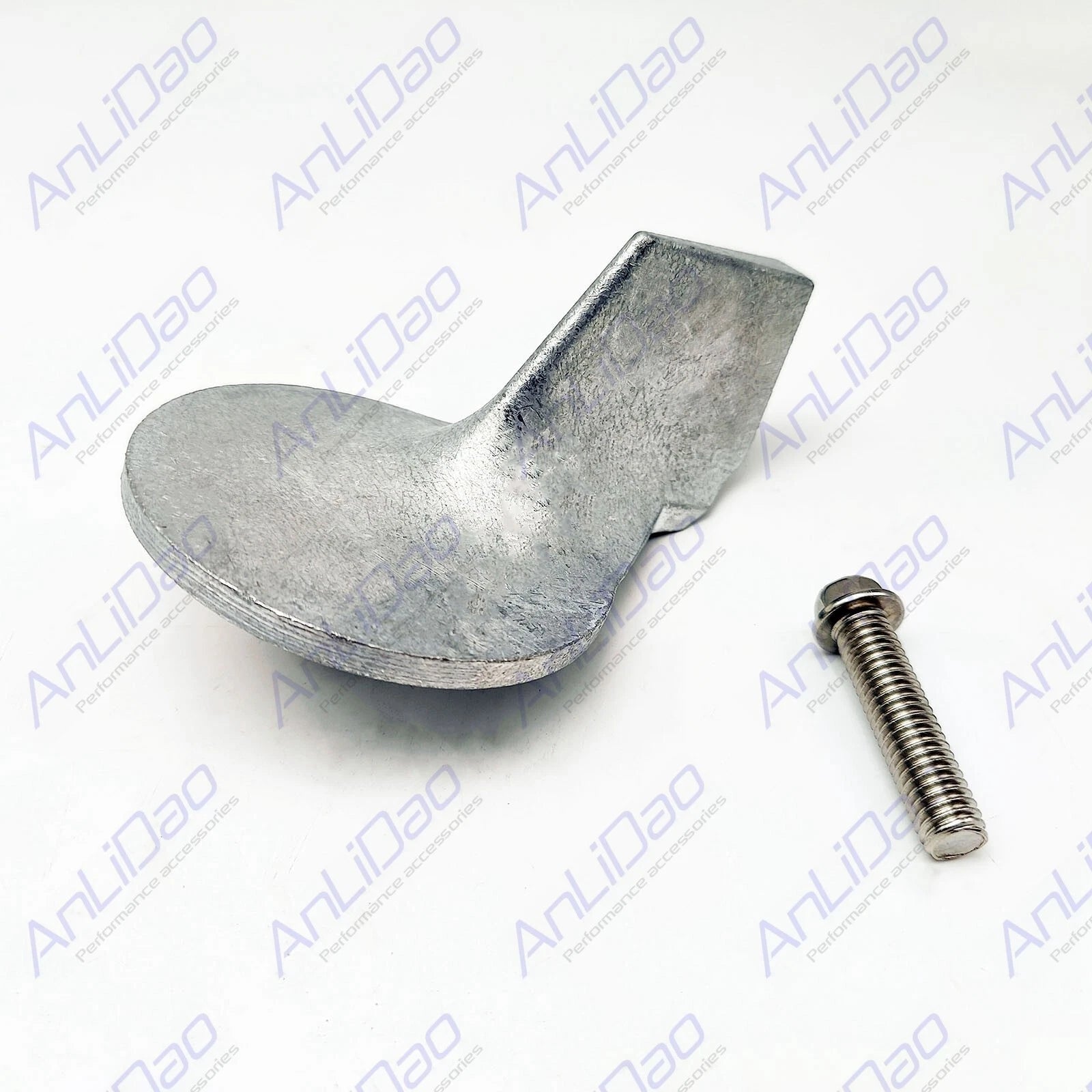 Zinc Trim Tab Anode & Bolt for MerCruiser Mercury (822777Q1, 18-6014, 46399A1)
