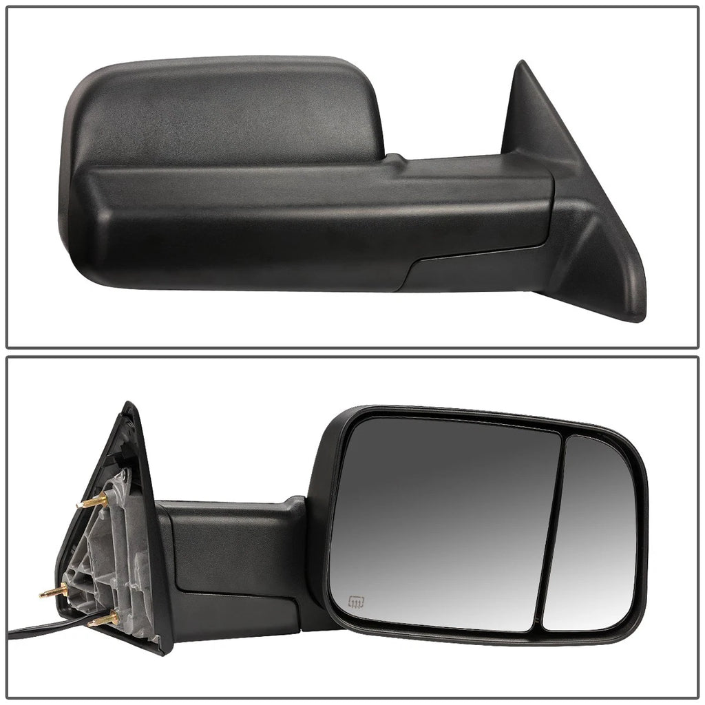 Power Heated Rear View Towing Mirrors for Dodge Ram 1500-3500 (2009–2016)