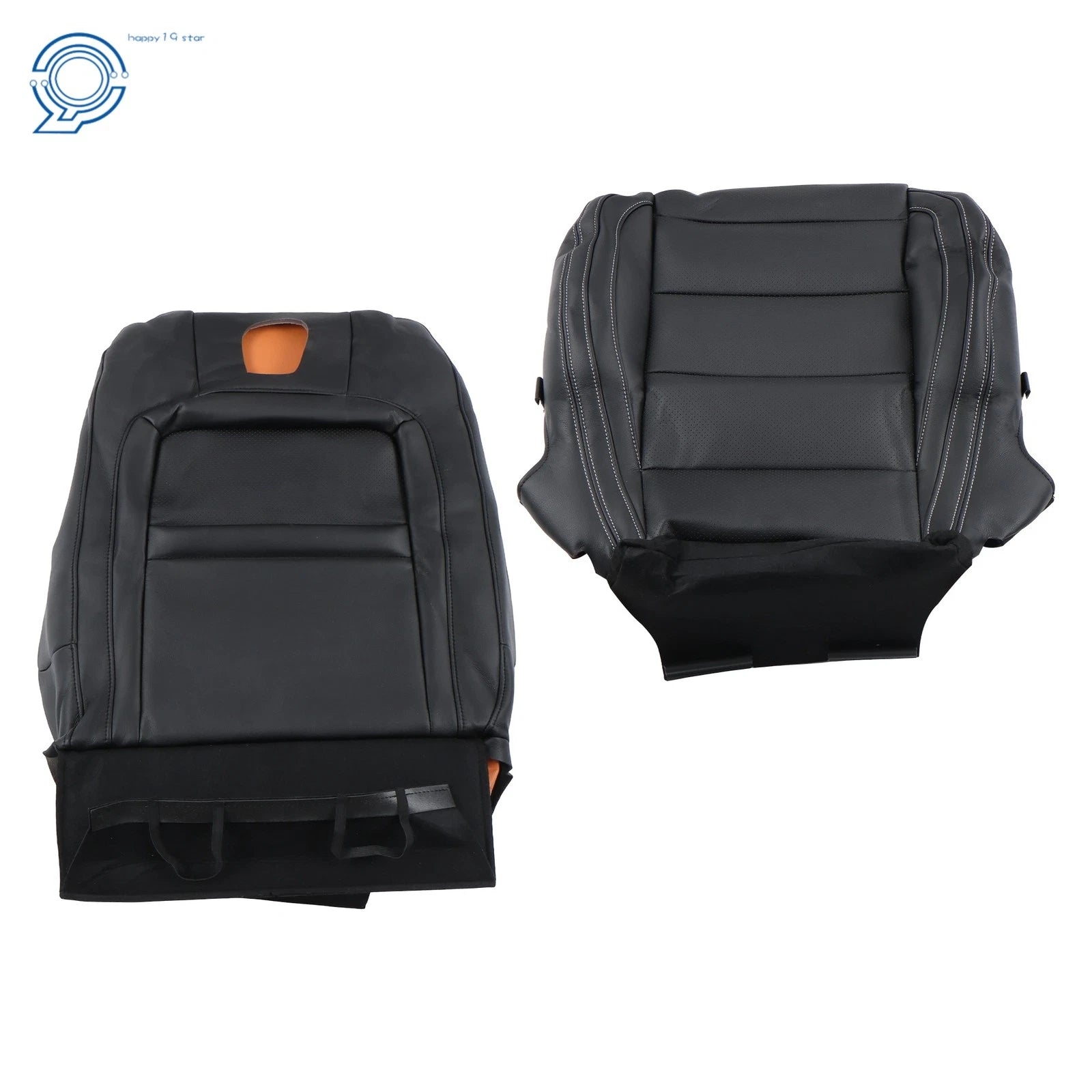 Passenger Back Bottom Seat Cover for Ford Mustang (2015-2023) Perforated Black