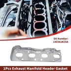 1 Pc Exhaust Manifold Header Gasket for Nissan Juke F15 (2010–2025) No. 140361KC0A