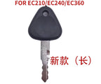 Ignition Start Key for Volvo EC55/60/140/210/240/290/360 (2000–2023)