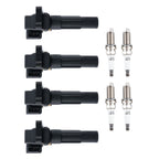 Set of 4 Ignition Coil Packs & Iridium Plugs for Subaru WRX 2.5L Turbo