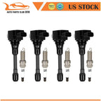 Ignition Coils & Spark Plugs for Nissan Infiniti L4 2.5L 1.8L (2007–2018)