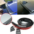 Universal Carbon Fiber Rear Spoiler Wing for Sunroof Window Tail Lip Trim