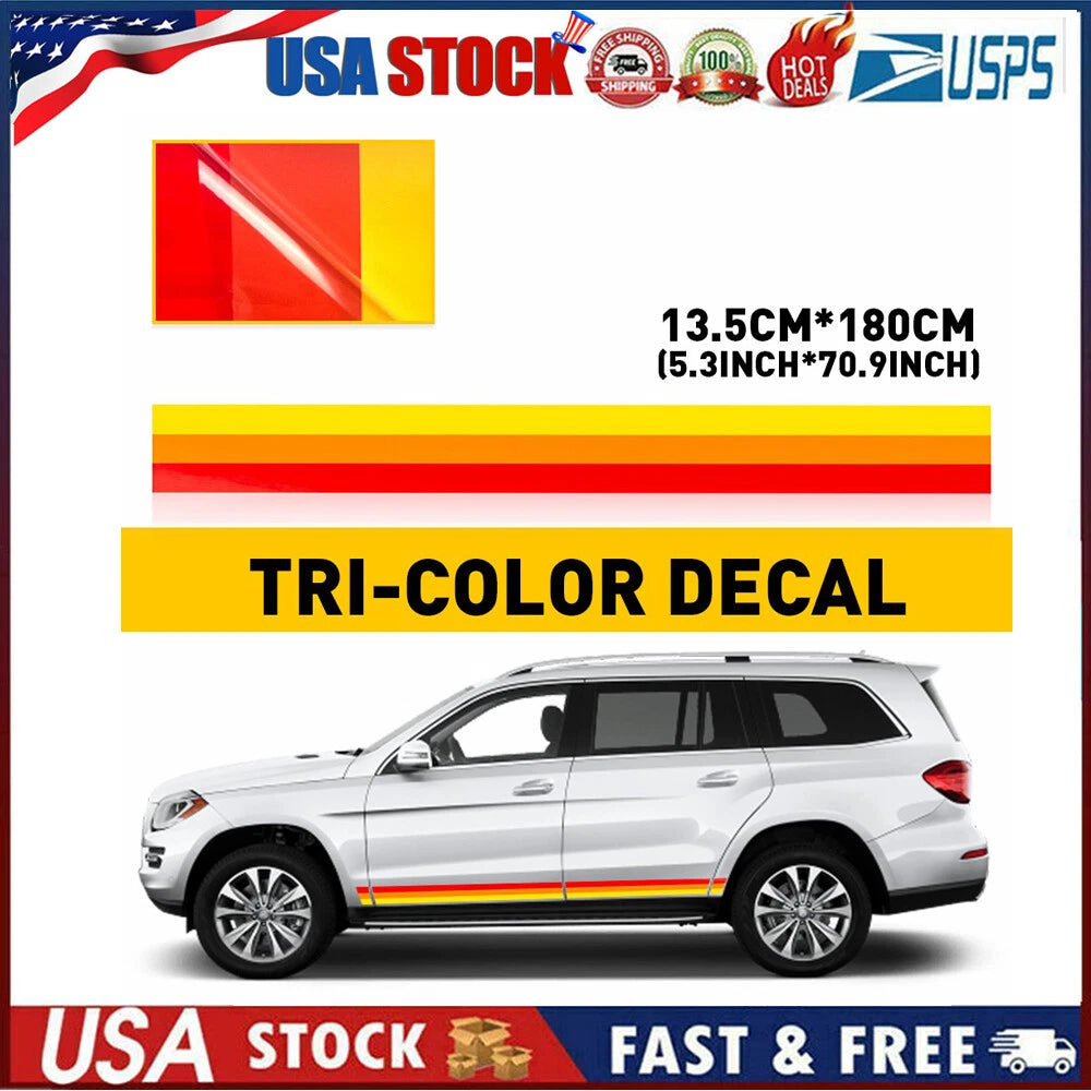 Fender Skirt Stripes Decal for Toyota Tacoma 4Runner (2016â2023)