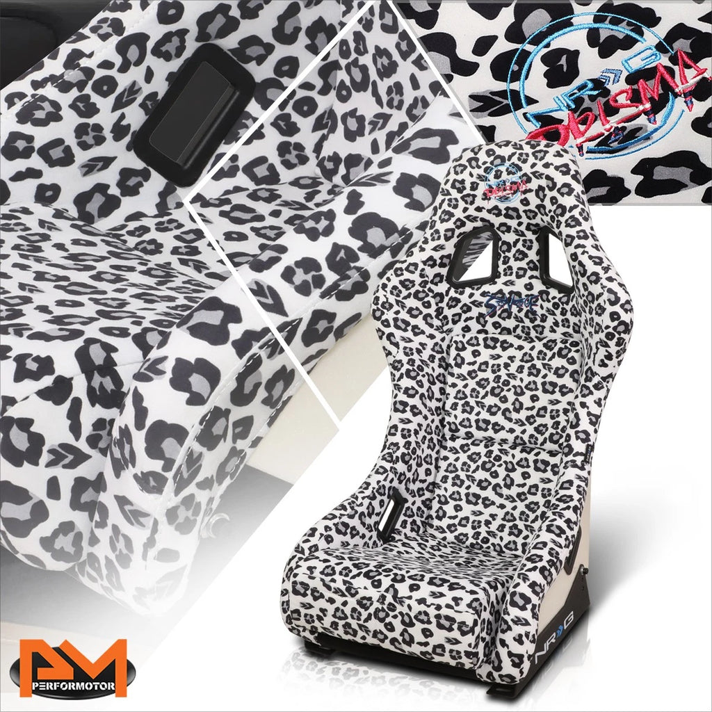 NRG FRP-303-WT-SAVAGE Racing Bucket Seat for Universal Fit (2010–2023)