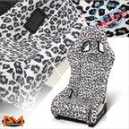 NRG FRP-303-WT-SAVAGE Racing Bucket Seat for Universal Fit (2010–2023)