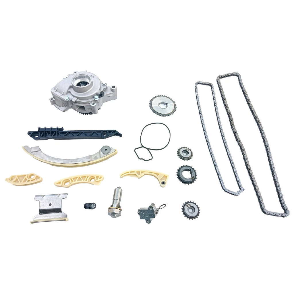 16x Engine Timing Chain Kit with Water Pump for Chevy Malibu Buick Pontiac (2000–2012)