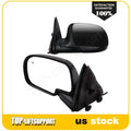 Set of 2 Heated Power Side Mirrors for Avalanche Suburban Tahoe Yukon XL