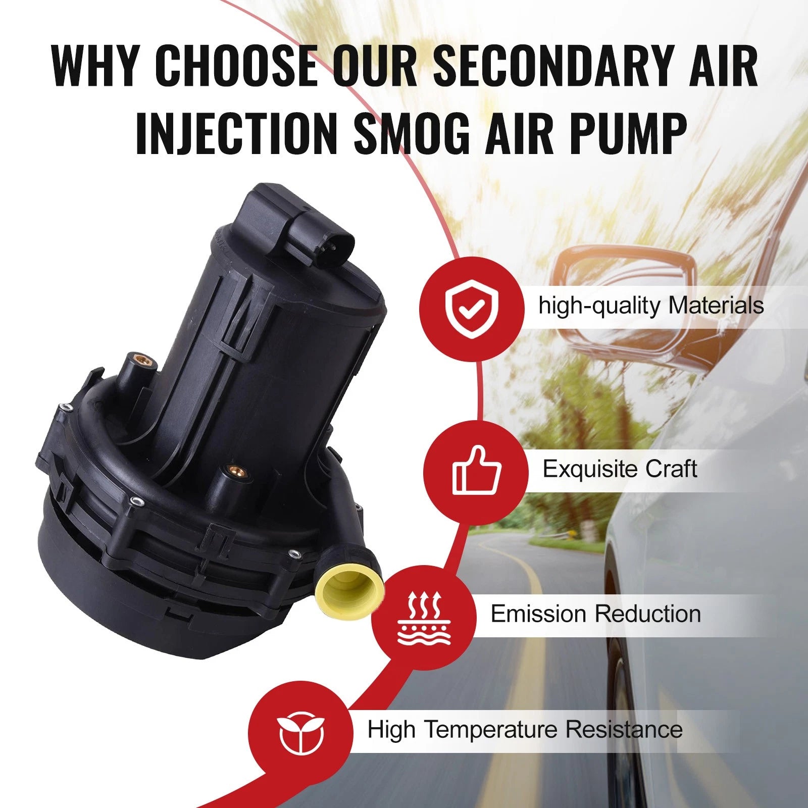 Secondary Air Injection Pump for Land Rover Range Rover Discovery (1999-2002)