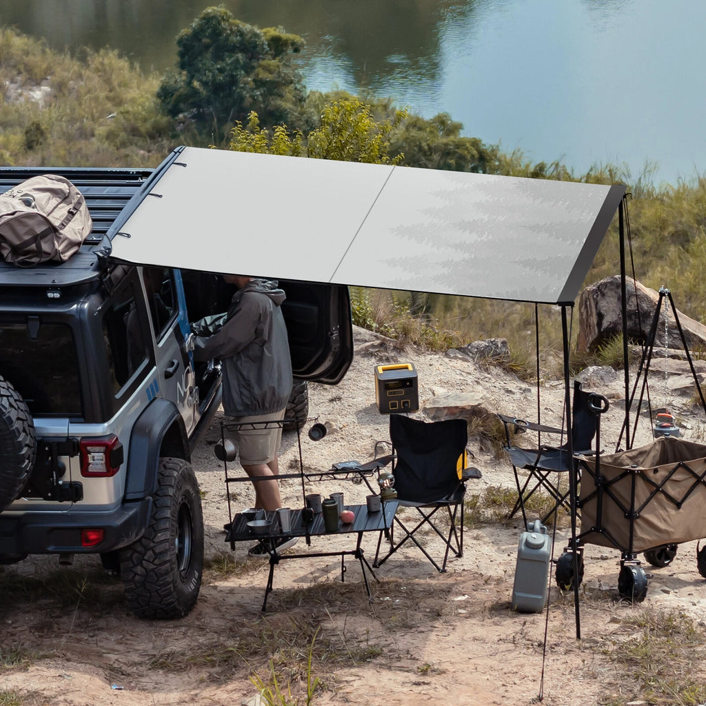 6.6x6.6ft Vehicle Awning for Jeep SUV Truck (UPF50+)