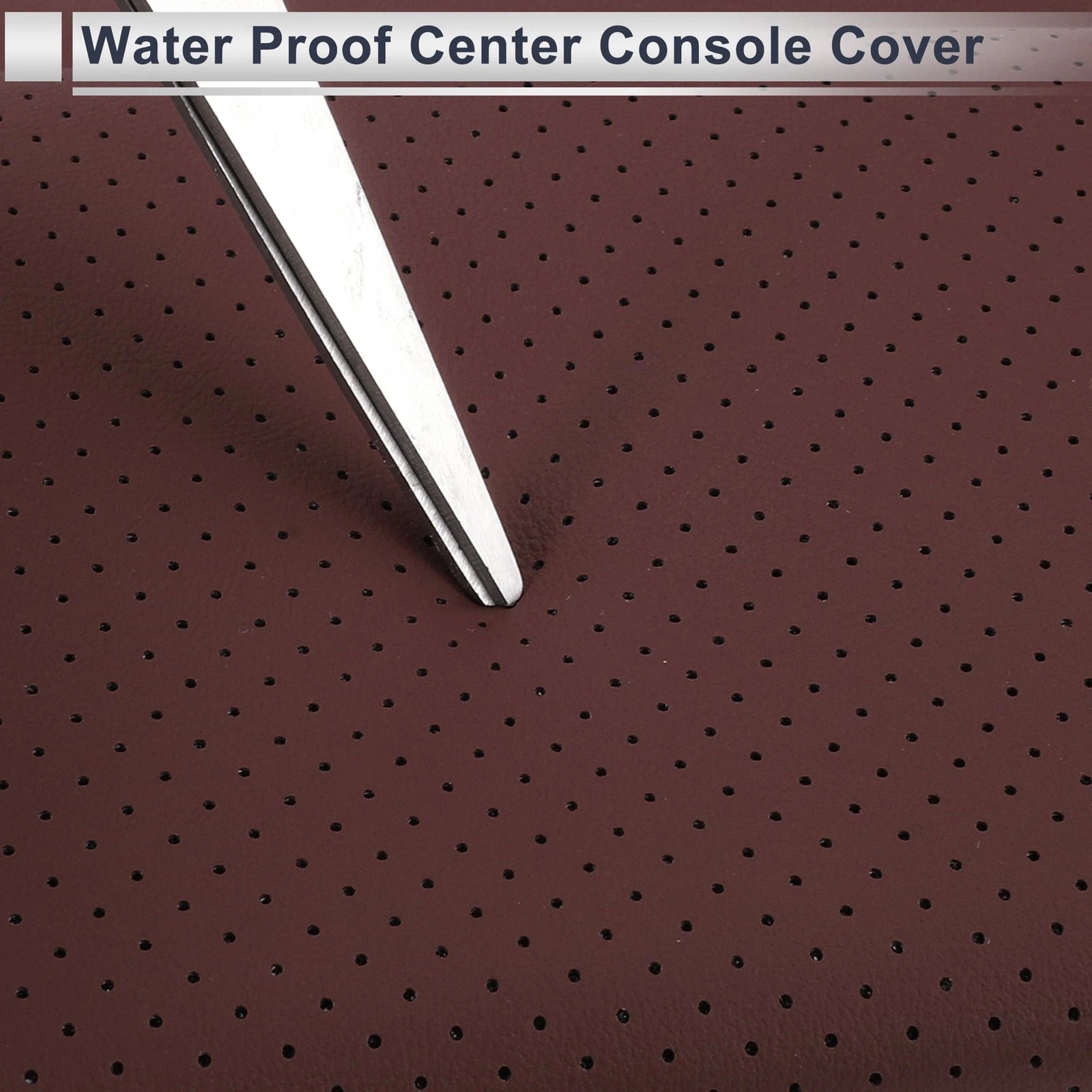 Center Console Cover with Storage Bag for BMW X5 (2019–2024) Dark Red