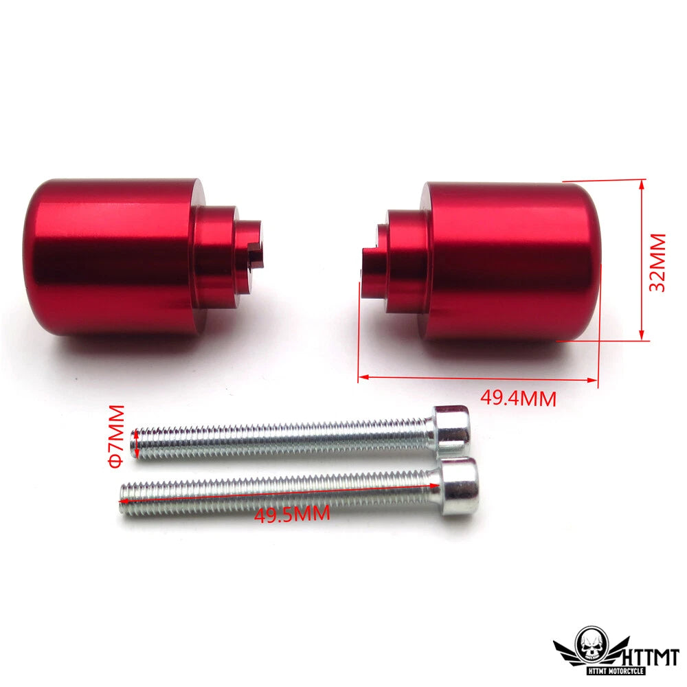 Red Bar End for Honda CBR600RR CBR1000RR VFR800 CBR900RR GoldWing 1800 (2001–2013)