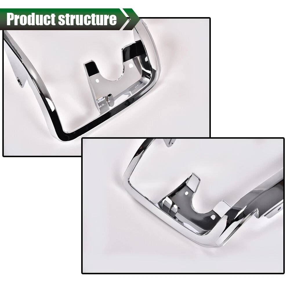 Set of 2 Chrome Headlight Trim Bezels for Ford Bronco F150